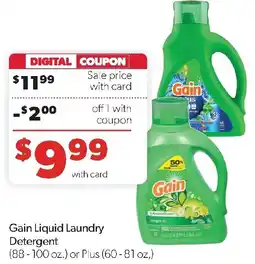 Family Fresh Market Gain Liquid Laundry Detergent offer