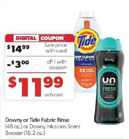 Family Fresh Market Downy or Tide Fabric Rinse offer