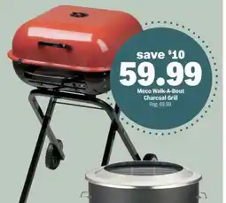 Meijer Meco Walk-A-Bout Charcoal Grill offer