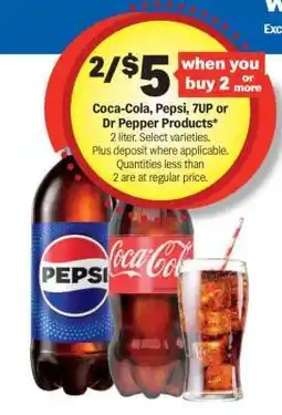 Meijer Coca-Cola, Pepsi, 7UP or Dr Pepper Products offer