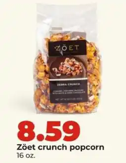 Hy-Vee Zoët crunch popcorn offer