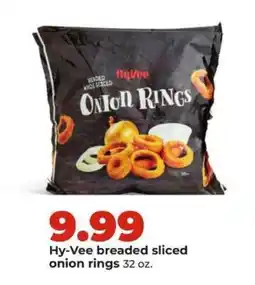 Hy-Vee Hy-Vee breaded sliced onion rings offer