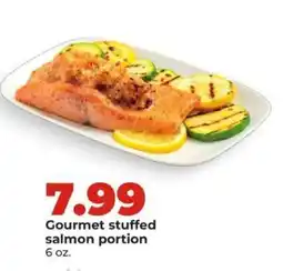 Hy-Vee Gourmet stuffed salmon portion offer