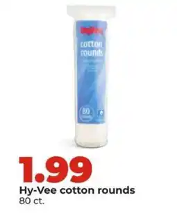 Hy-Vee Hy-Vee cotton rounds offer