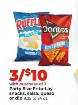 Hy-Vee Party Size Frito-Lay Snacks offer