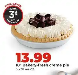 Hy-Vee 10 Bakery-fresh creme pie offer