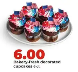 Hy-Vee Bakery fresh decorated cupcakes offer