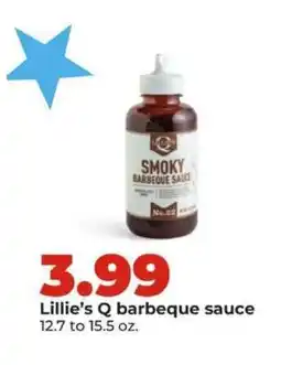 Hy-Vee Lillie's Q Barbeque Sauce offer