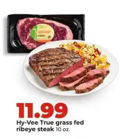 Hy-Vee Hy-Vee True grass fed ribeye steak offer