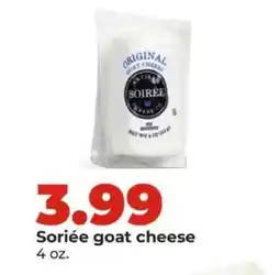 Hy-Vee Soriée goat cheese offer