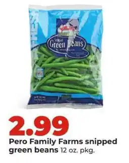 Hy-Vee Pero Family Farms Snipped Green Beans offer