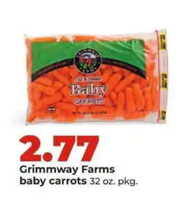 Hy-Vee Grimmway Farms baby carrots offer