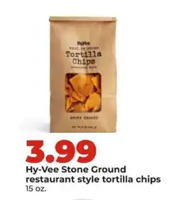 Hy-Vee Hy-Vee Stone Ground Tortilla Chips offer