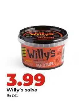 Hy-Vee Willy's Salsa offer