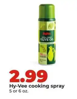 Hy-Vee Hy-Vee cooking spray offer