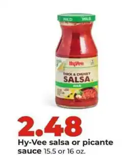 Hy-Vee Hy-Vee salsa or picante sauce offer