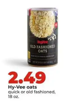 Hy-Vee Hy-Vee oats offer