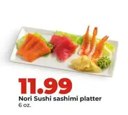 Hy-Vee Nori Sushi sashimi platter offer