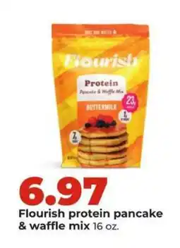 Hy-Vee Flourish protein pancake & waffle mix offer
