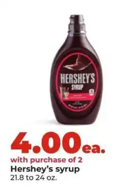 Hy-Vee Hershey's Syrup offer