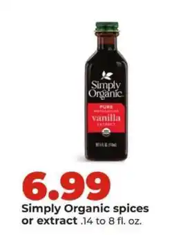 Hy-Vee Simply Organic Vanilla Extract offer