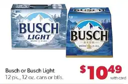 Family Fresh Market Busch or Busch Light offer