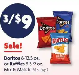 Family Dollar Doritos or Ruffles offer