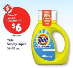 Family Dollar Tide Simply Liquid offer