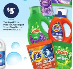 Family Dollar Tide/Gain Products offer