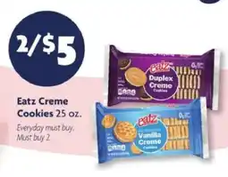 Family Dollar Eatz Creme Cookies offer