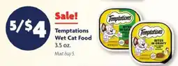 Family Dollar Temptations Wet Cat Food offer