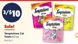 Family Dollar Temptations Cat Treats offer