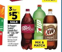 Dollar General Dr Pepper , Sunkist , Canada Dry , RC Cola, 7UP or A&W offer