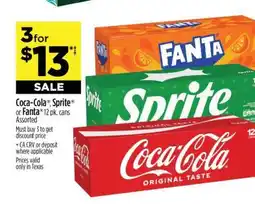 Dollar General Coca-Cola , Sprite or Fanta offer