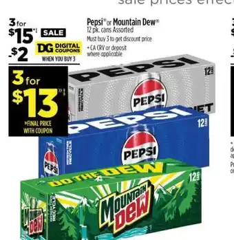 Pepsi or Mountain Dew