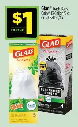 Dollar General Glad Trash Bags offer