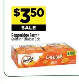 Dollar General Pepperidge Farm Goldfish Cheddar 6 pk offer