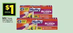 Dollar General Hefty Storage Slider Bags offer