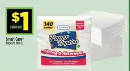 Dollar General Smart Care Napkins 140 ct offer