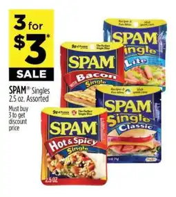 Dollar General SPAM Singles offer