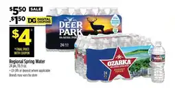 Dollar General Regional Spring Water offer