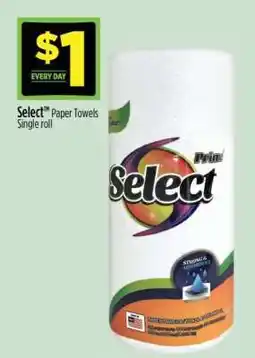 Dollar General Select Paper Towels offer
