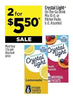 Dollar General Crystal Light offer