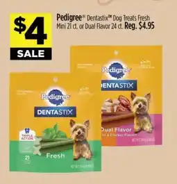 Dollar General Pedigree Dentastix Dog Treats offer