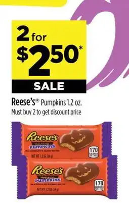 Dollar General Reese’s Pumpkins 1.2 oz offer