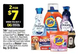 Dollar General Tide, Downy or Bounce offer