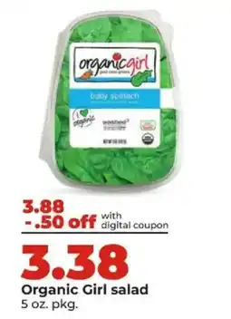 Hy-Vee Organic Girl salad offer