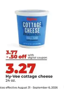 Hy-Vee Hy-Vee cottage cheese offer