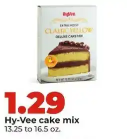 Hy-Vee Hy-Vee cake mix offer