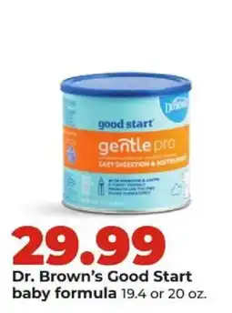 Hy-Vee Dr. Brown's Good Start baby formula offer